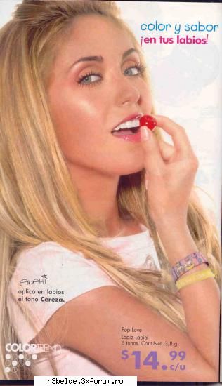 anahi a pozat pentru avon...... - andreea93rbd - Anahi
